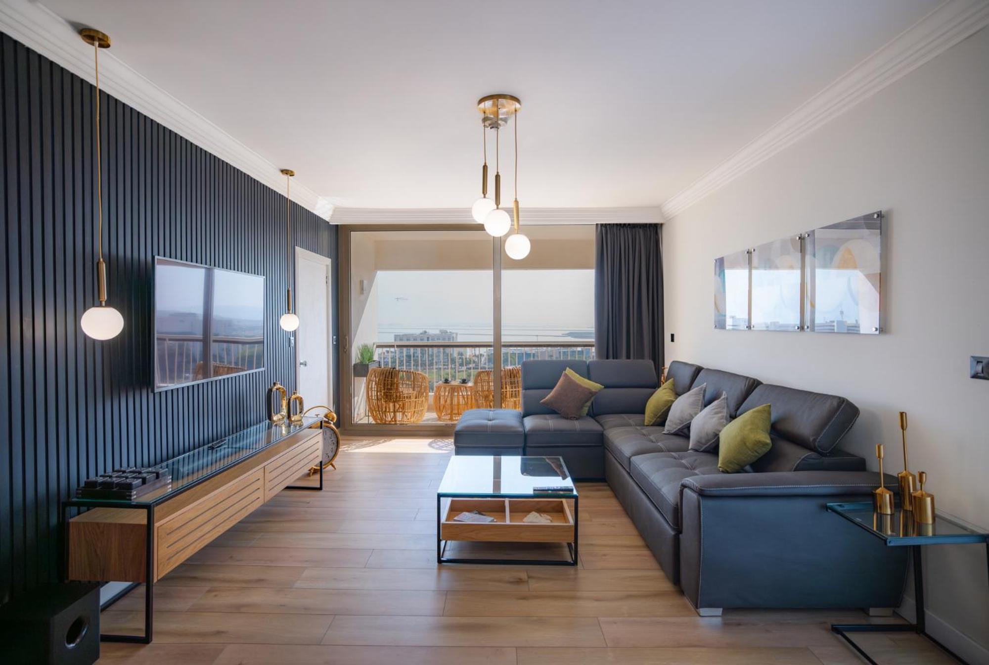 David Dead Sea Resort & Spa Ein Bokek Buitenkant foto A living room in a modern apartment